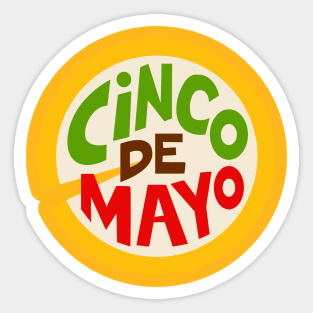 Cinco De Mayo Sticker